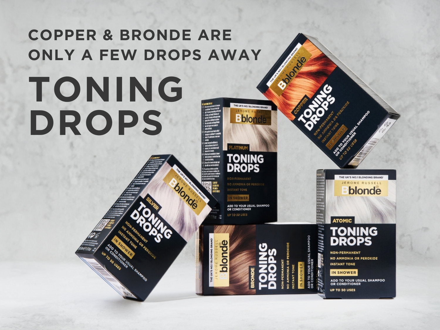 Introducing Toning Drops Copper and Bronde
