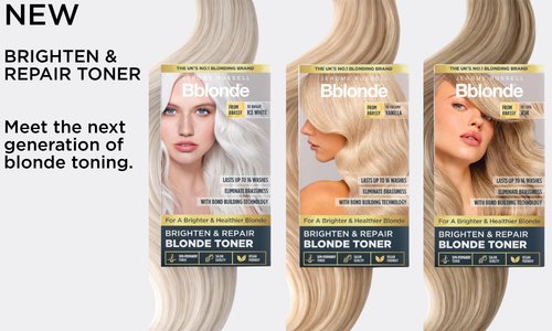 Tone & Repair Blonde Hair In One Simple Step.