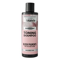 iridescent toning shampoo with blush pigments