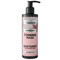 iridescent toning mask with blush pigments