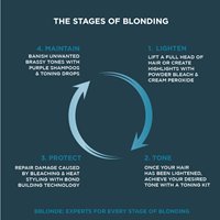 semi-permanent multi-tonal blonde